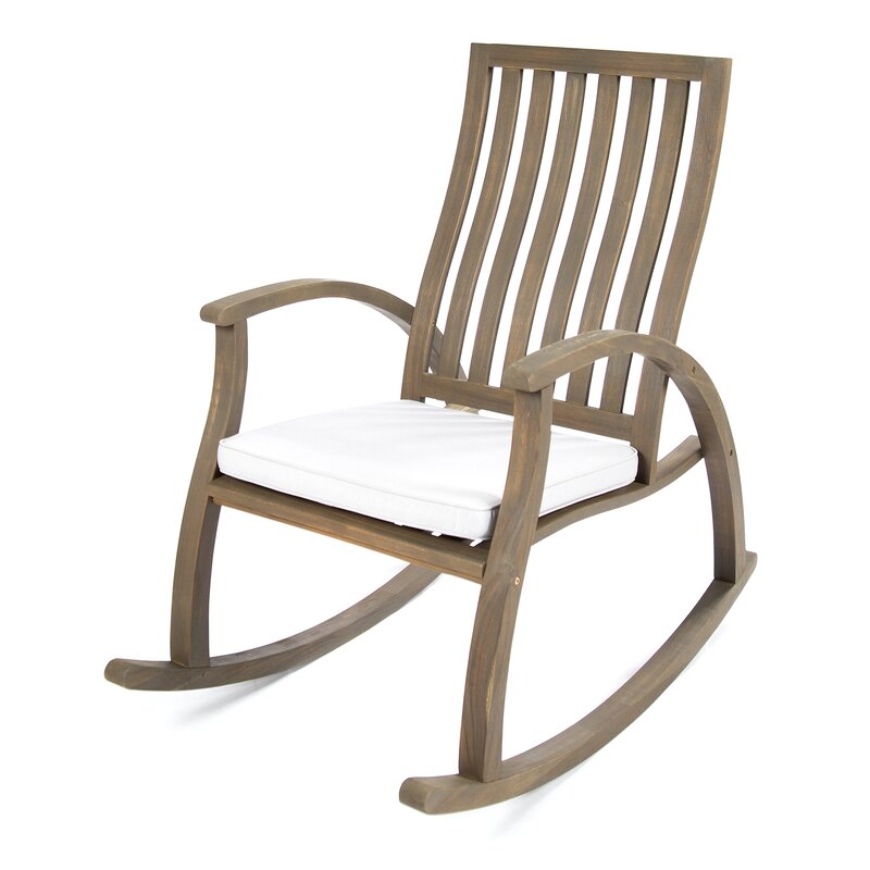 Seeinglooking: Wooden Rocking Chair Outdoor Cushions